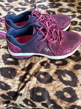Ryka Women's Burgundy and Navy Athletic Sneakers